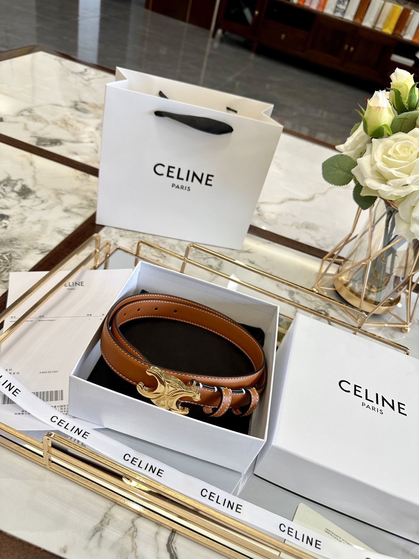 CELINE belt model 02